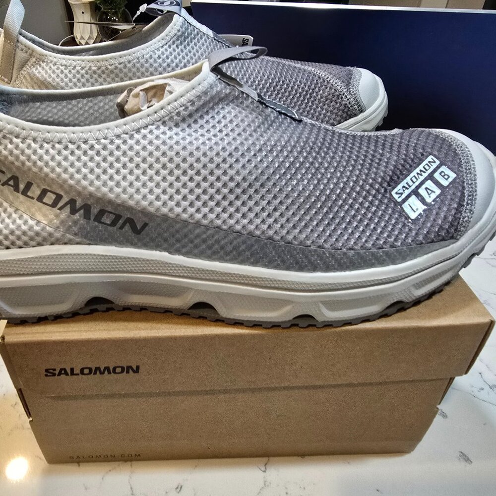 Salomon RX Moc 3.0 Glacier Grey - L47449500 Size US 12 Slip-On MENS SNEAKER NEW